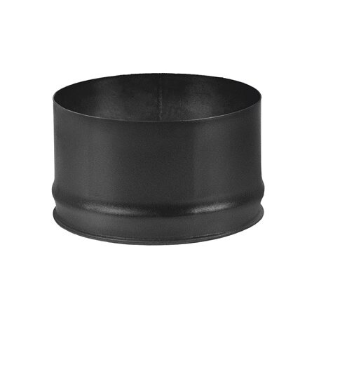 Заглушка BLACK глухая внутренняя AISI 430/0,5мм д.150 от компании Интернет-магазин «Hutki. by» - фото 1