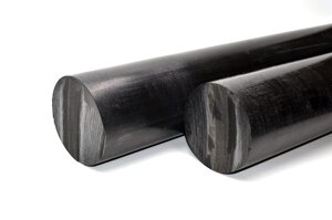 Полиацеталь черный стержень Ф 35 мм ПОМ-С (L=1000 мм,1,5 кг) (кг)