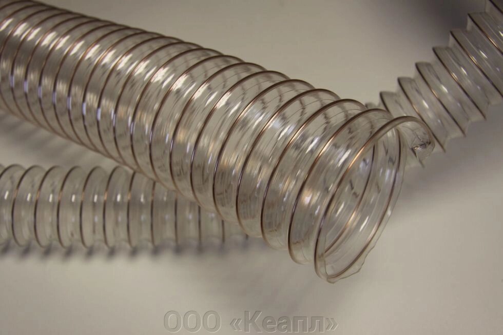 Шланги для аспирации из полиуретана, армированные стальной спиралью WIRE TPU-Z от компании ООО «Кеапл» - фото 1