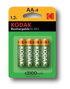 Аккумулятор KODAK R6 2100mah 4BL уп. 4 шт.