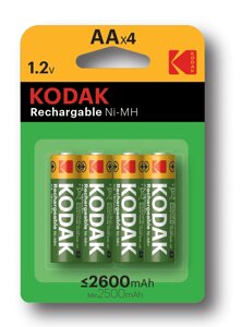 Аккумулятор KODAK R6 2600mah 4BL уп. 4 шт.