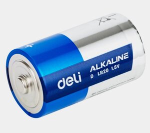 Батарейка LR20 Alkaline, Deli