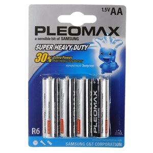 Батарейка R6 Pleomax LR6 4BP 1.5B