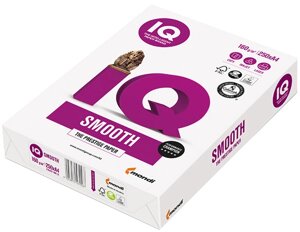 Бумага A4, 250 л., 160 г/м, IQ Selection Smooth