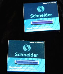 Чернильный патрон Schneider уп. 6шт. синий цвет