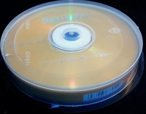 Диск DVD+R 16-x / 4.7Гб упаковка10 шт. на шпинделе DAISEYA