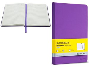 Ежедневник 122 л., 138х206 мм, фиолетовый, на резинке С5902