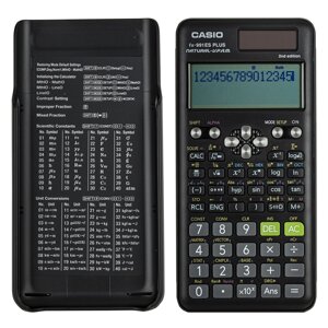 Калькулятор инженерный CASIO FX-991ES PLUS-2 417 функций, двойное питание, сертифицирован для ЕГЭ
