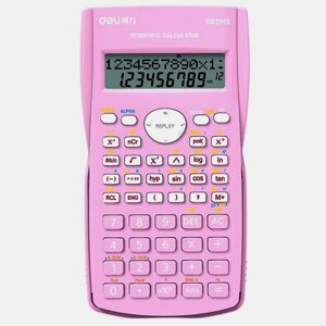 Калькулятор инженерный Deli Core D82МS 12-ти разрядный розовый