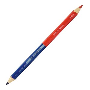 Карандаш школьный двухцветный синий, красный, KOH-I-NOOR 3423