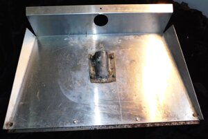 Лопата снеговая алюминиевая с ножом-планкой 470*290 б/ч (в остатке)