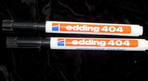 Маркер перманентный Edding Е404 черный 0.75 мм