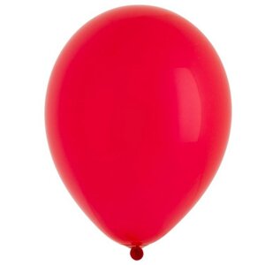 Набор шаров воздушных красный цвет диаметр 13 см 50 шт. уп.