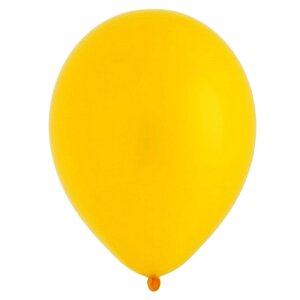 Набор шаров воздушных желтый цвет диаметр 13 см 50 шт. уп.