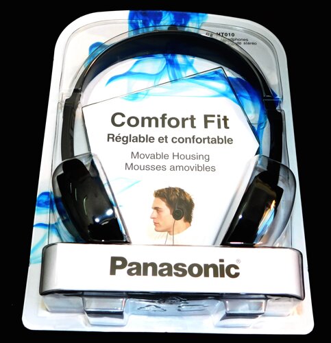 Наушники накладные Panasonic RP-HT010GU-H серые