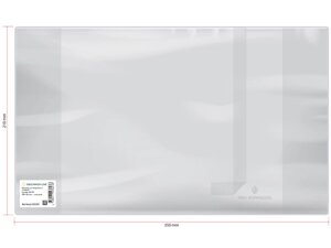 Обложка для тетрадей с закладкой, ПВХ 110 мкм, 210х350 23603