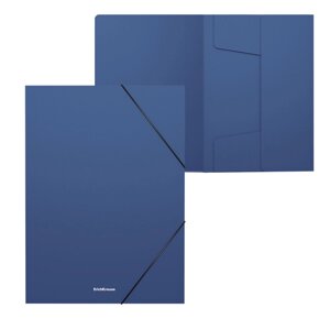 Папка на резинке А4, 30 мм, синяя, Matt Classic 50372