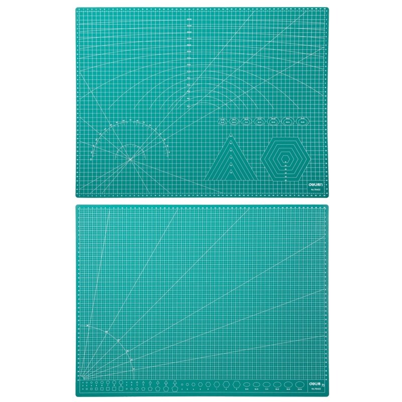 Коврик для резки A2, с разметочной сеткой, зеленый 78402 - розница