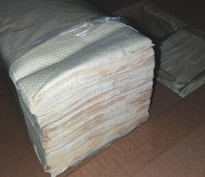 Полотенца бумажные V-сложения Хатнiк однослоевые 200 л. бежевые