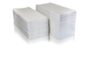 Полотенца бумажные V-укладки 100% целлюлоза, арт. 20 200 листов плотность 20 грамм VETA