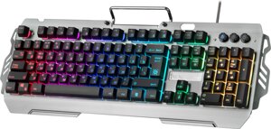 Проводная игровая клавиатура Defender Renegade GK-640DL RU, RGB подсветка, 9 режимов