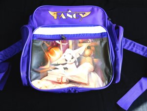 Ранец -рюкзак школьный FANCY 2 отделения на молнии. четыре кармана на молнии, цвет синий