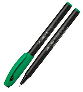 Ручка капиллярная (линер) Topliner 967, зелёная, фетровый наконечник, 0.4 мм 9674