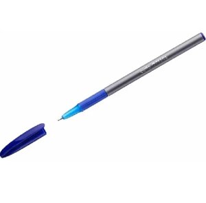 Ручка шариковая Cello "Office Grip" синяя, 0,7мм, антибактериальный грип