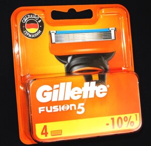 Сменные кассеты для бритья Gillette Fusion5 (4 шт)