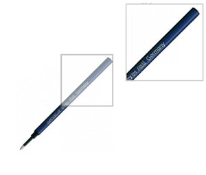 Стержень объемный пластиковый для ручки-роллера "Senator" синий/черный