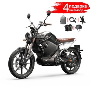 Электромотоцикл WHITE siberia SUPER SOCO TC 2023 (черный)