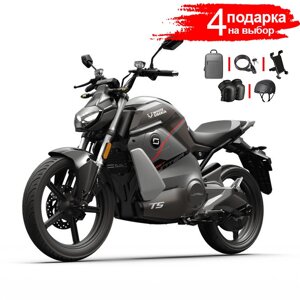 Электромотоцикл WHITE siberia SUPER SOCO TS street hunter 2023 (серый)