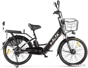 Электровелосипед Eltreco Green City E-Alfa New 2020 (черный)