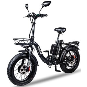 Электровелосипед Minako F11 Dual Черный (полный привод)