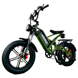 Электровелосипед Minako Fox 15 Ah Литые диски (зеленый)