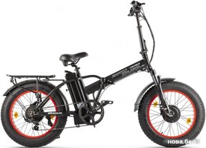 Электровелосипед Volteco Bad Dual 2020 (черный/красный)