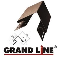 Наружный угол Grand Line Коричневый (длина-3м) от компании ИП Мисник М. В. - фото 1