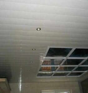 Реечный потолок "Албес" 150мм белый жемчуг (S-дизайн)