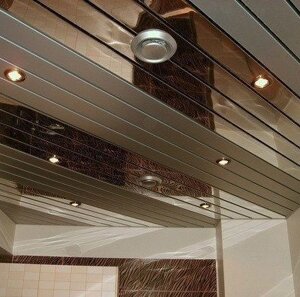 Реечный потолок "Албес" 150мм бежевая рогожка (S-дизайн)