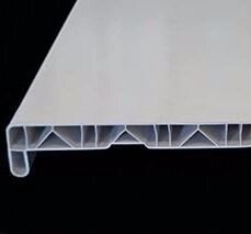 Подоконник ПВХ "Пласт-Декор", ширина 350мм, белый