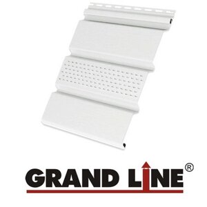 Софит Grand Line America T4 Белый с центральной перфорацией (Размер:3х0,305м)