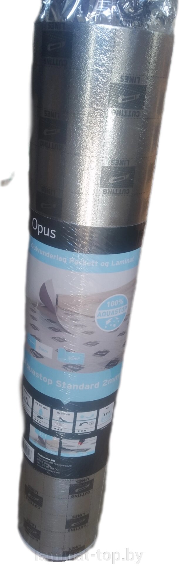 Подложка Arbiton Opus Aquastop Standart 2мм. от компании ИП Мисник М. В. - фото 1