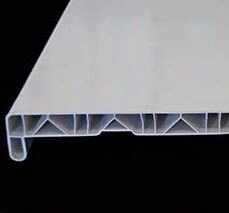 Подоконник ПВХ "Пласт-Декор", ширина 100мм, белый