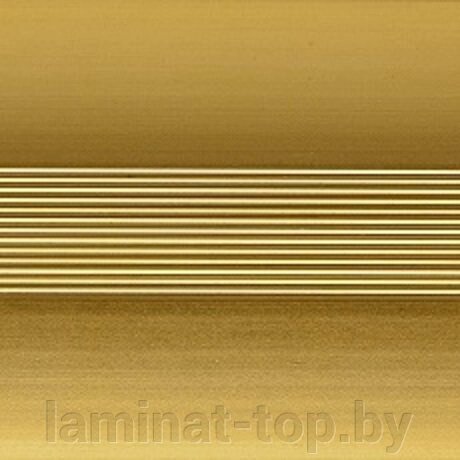 Порог (стык) алюминевый 25мм Золото 180 сантиметров от компании ИП Мисник М. В. - фото 1
