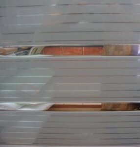 Реечный потолок "Албес" 150мм серебристый металлик с металлической полоской (S-дизайн)