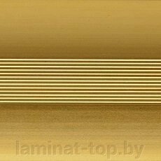 Стык алюминиевый Т-образный, 26 мм Анодированный золото 2.7м от компании ИП Мисник М. В. - фото 1