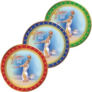 Акриловая эмблема баскетбол 1399-025-224