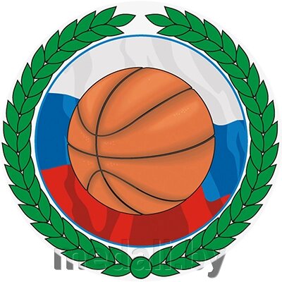 Акриловая эмблема баскетбольный мяч 1392-025-002 от компании ЧП «Квадроком-пром» - фото 1
