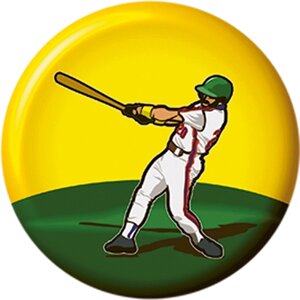Акриловая эмблема бейсбол 1330-025-000