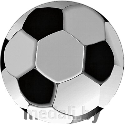 Акриловая эмблема футбол 1310-025-001 от компании ЧП «Квадроком-пром» - фото 1